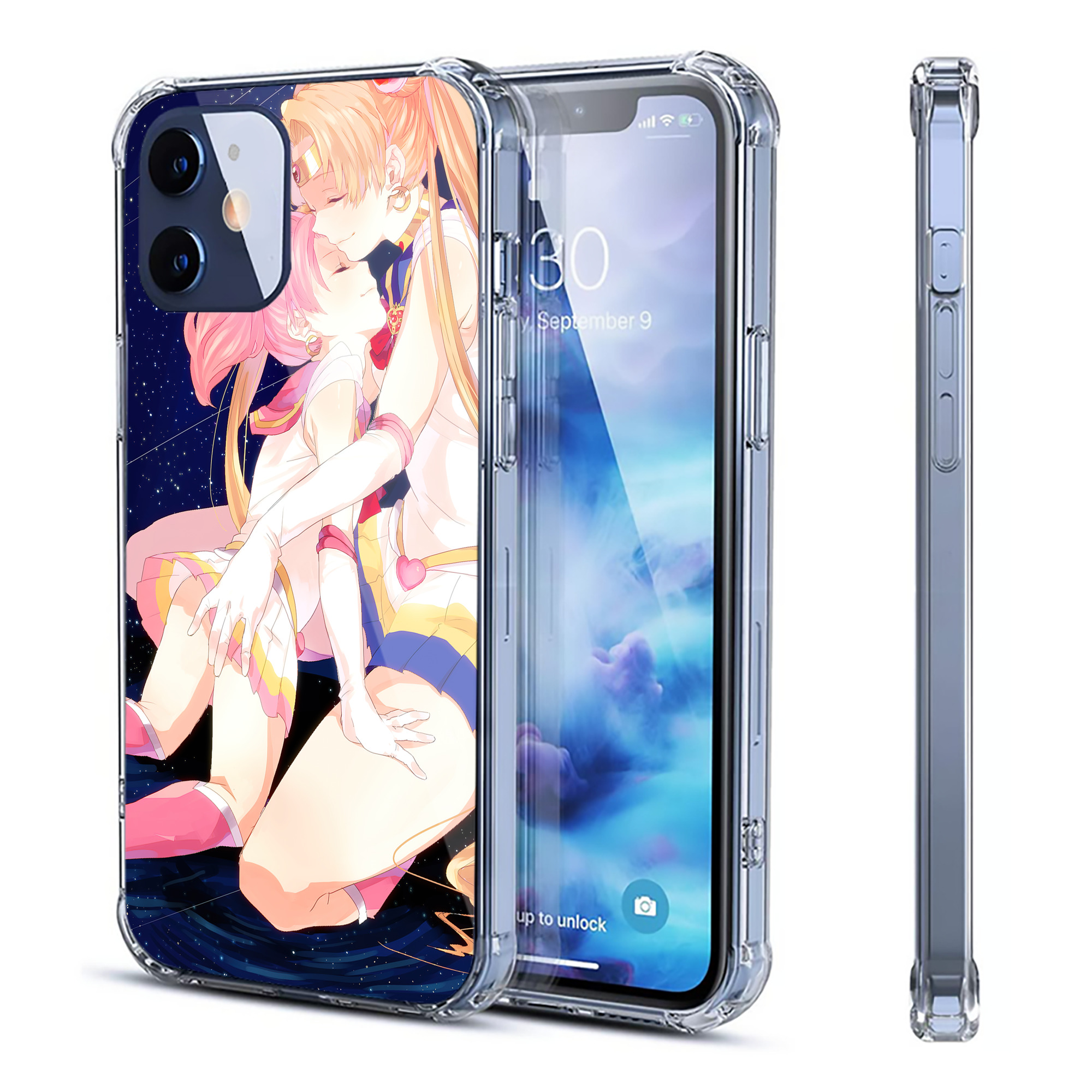 （画像用） 美少女戦士セーラームーン Sailor Moon 【iPhone 12シリーズ対応】透明スマホケース（クリアソフトケース）